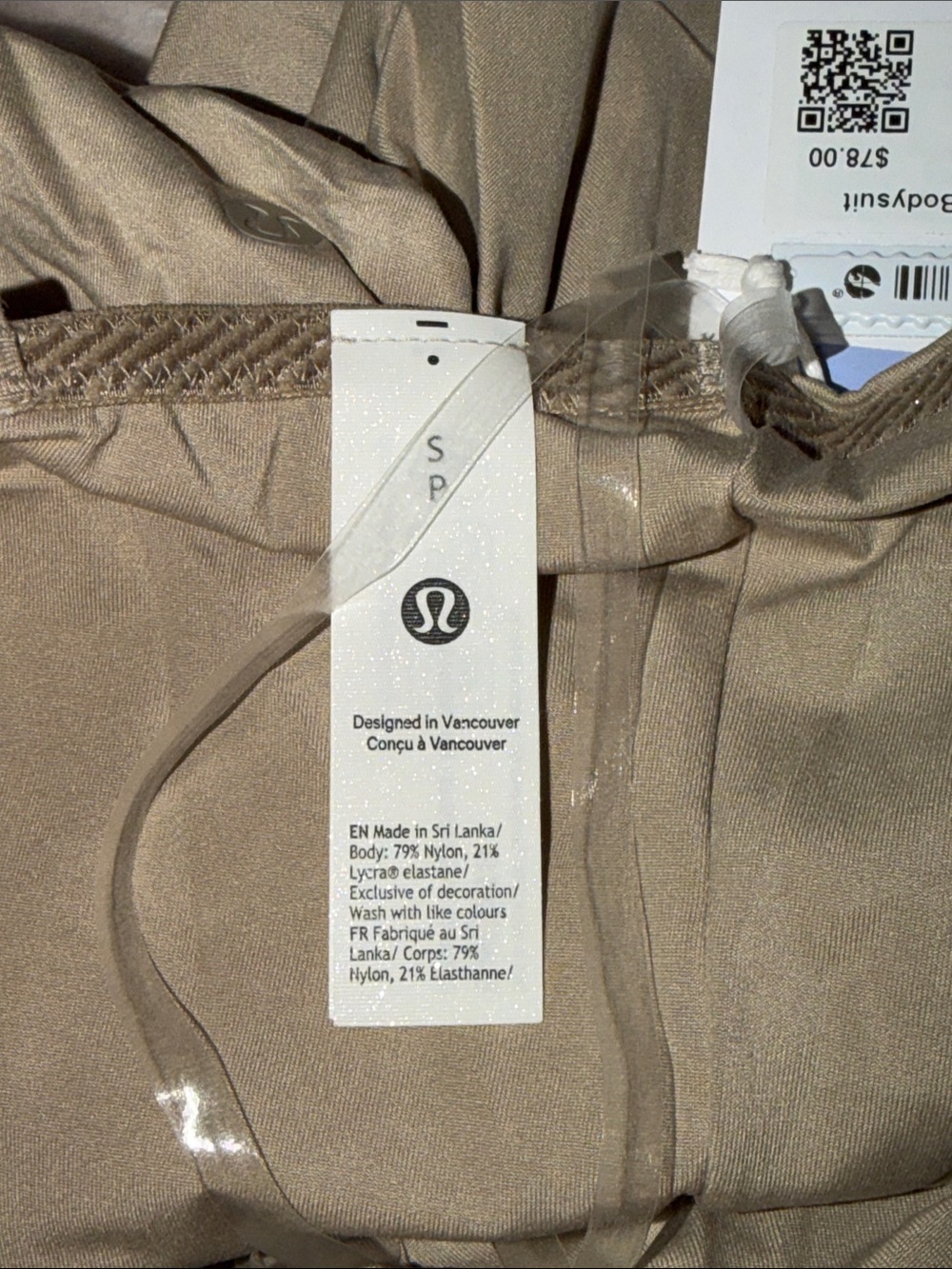 NWT Lululemon Wundermost Ultra-Soft Nulu Ruched Cami Bodysuit
Sheer Oak small - Picture 7 of 11